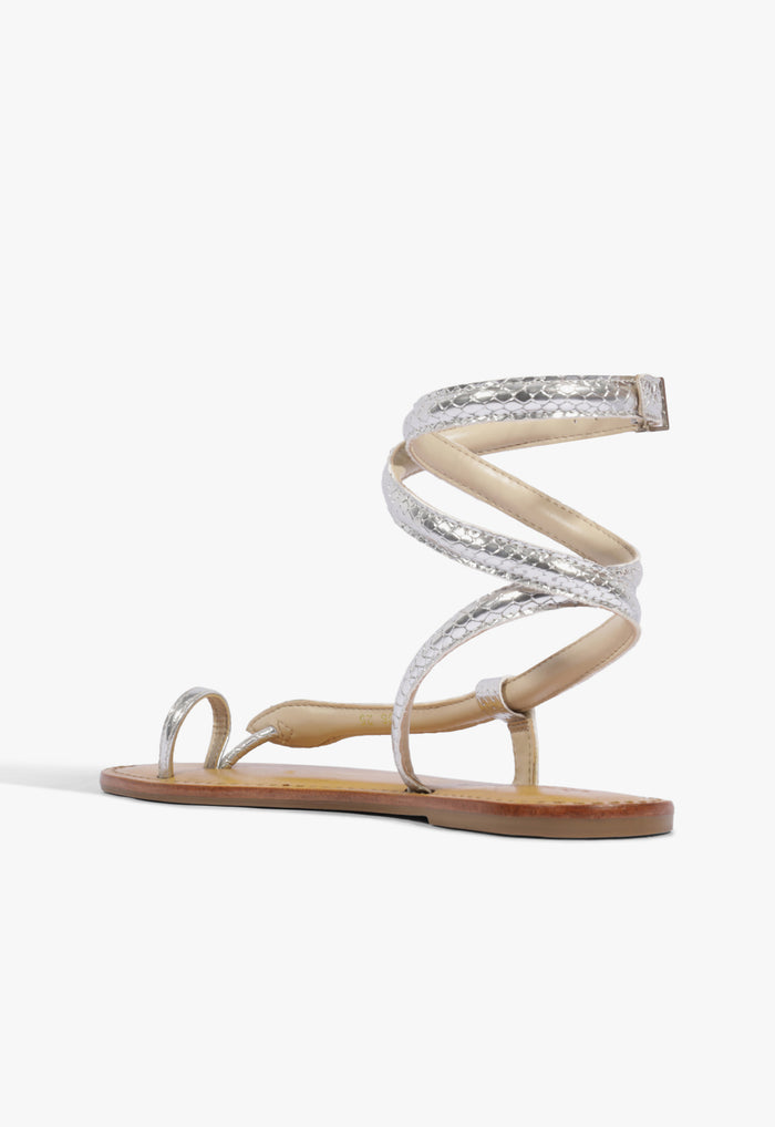 Courtney Metallic Leather Sandal - Schutz Shoes