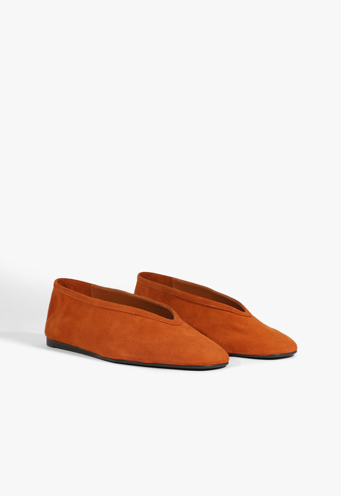 Courtney Suede Flat - Schutz Shoes
