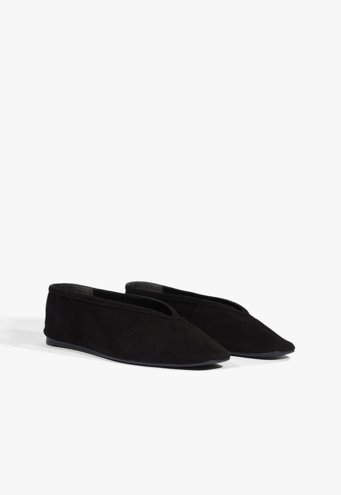 Courtney Suede Flat - Schutz Shoes