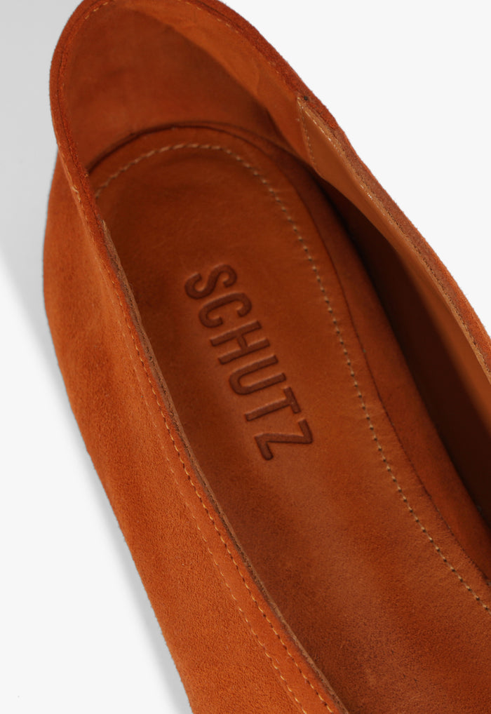 Courtney Suede Flat - Schutz Shoes