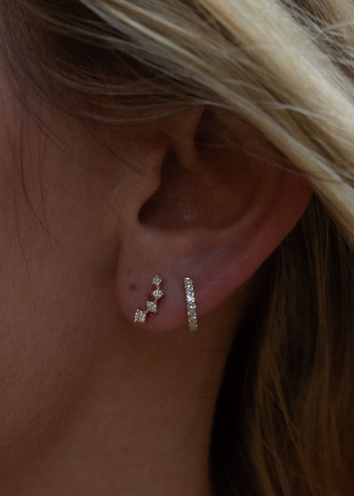 Crawler Stud Earring Diamond
