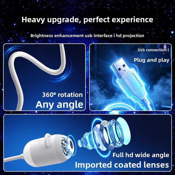 Creative Starry Sky LED Projection Night Light