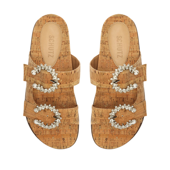 Cybelle Cork Sandal - Schutz Shoes