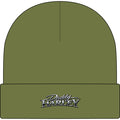 Daddy Harley Cuff Beanie — Embroidered Motorcycle Logo Beanie
