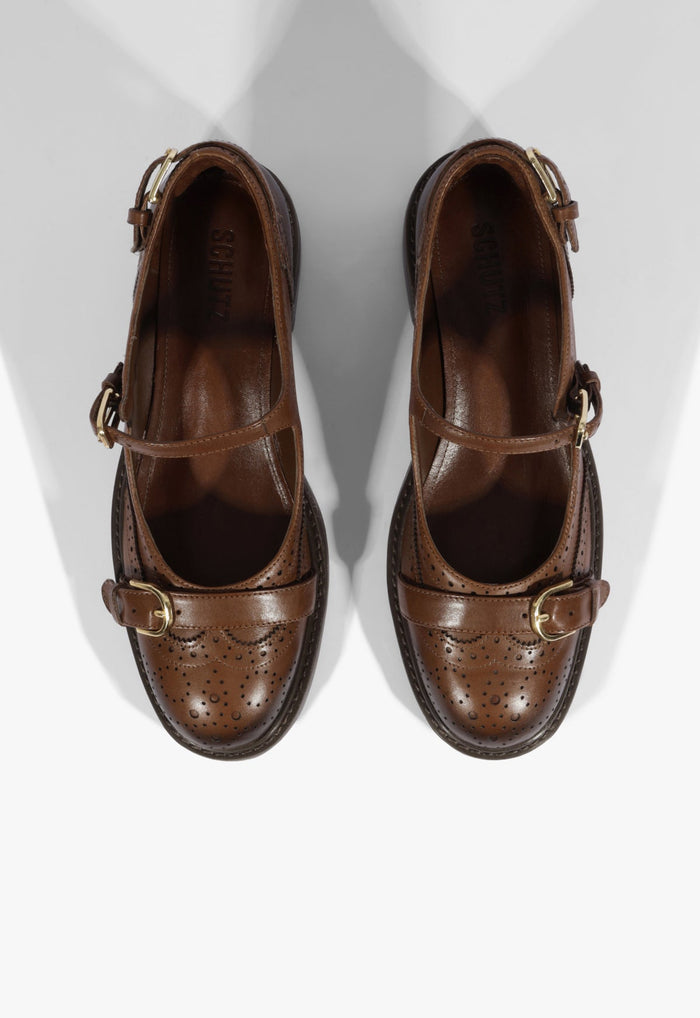 Dafne Leather Flat - Schutz Shoes