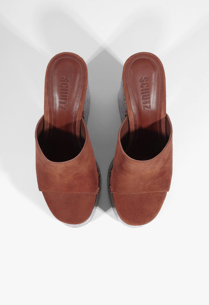 Dalle Studs Suede Sandal - Schutz Shoes