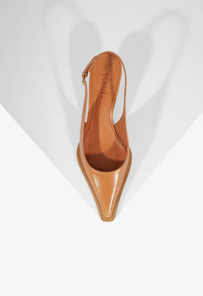 Daria Sling Leather Pump - Schutz Shoes