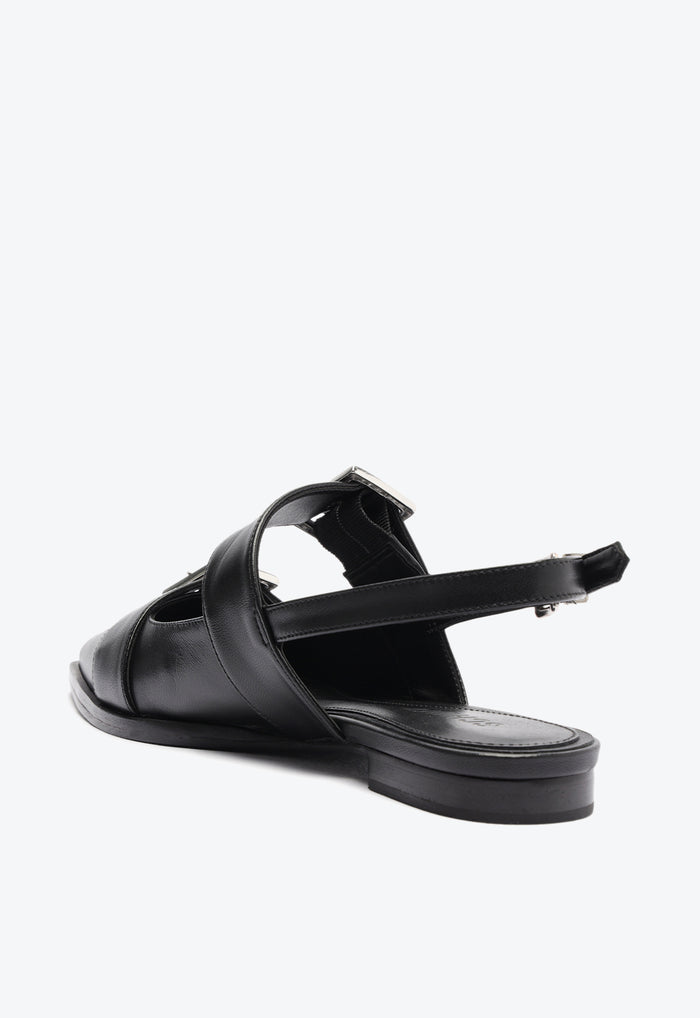 Darla Sling Leather Flat - Schutz Shoes