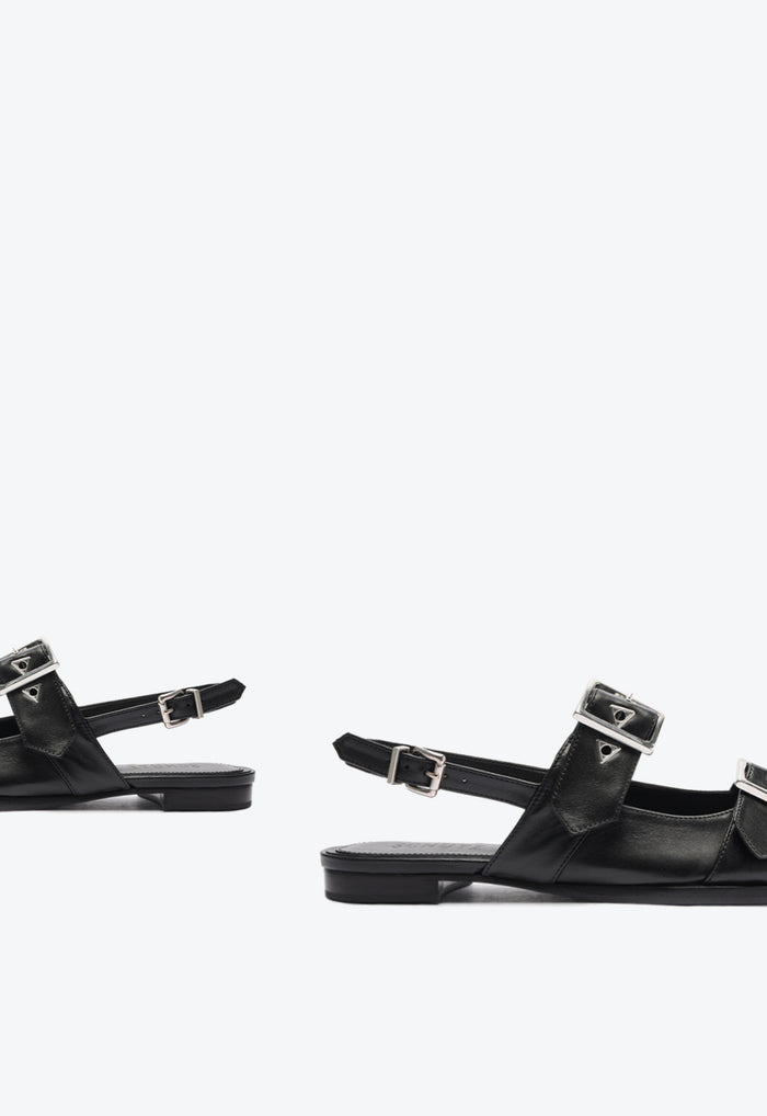 Darla Sling Leather Flat - Schutz Shoes