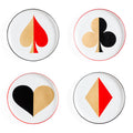 Dealer's Choice Canapé Plate Set - front view