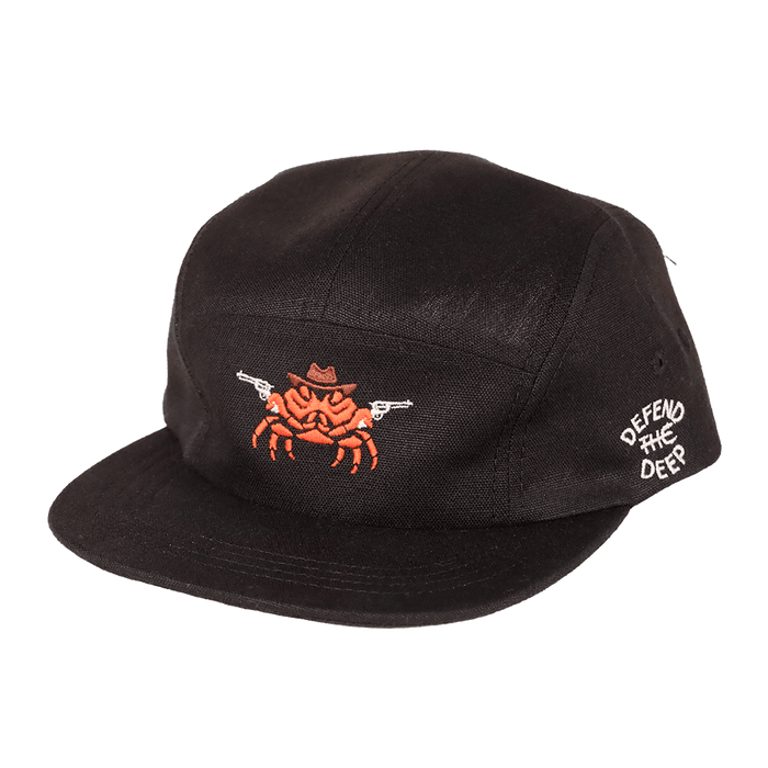 Defend the Deep Crabby Hemp Camp Cap | Black