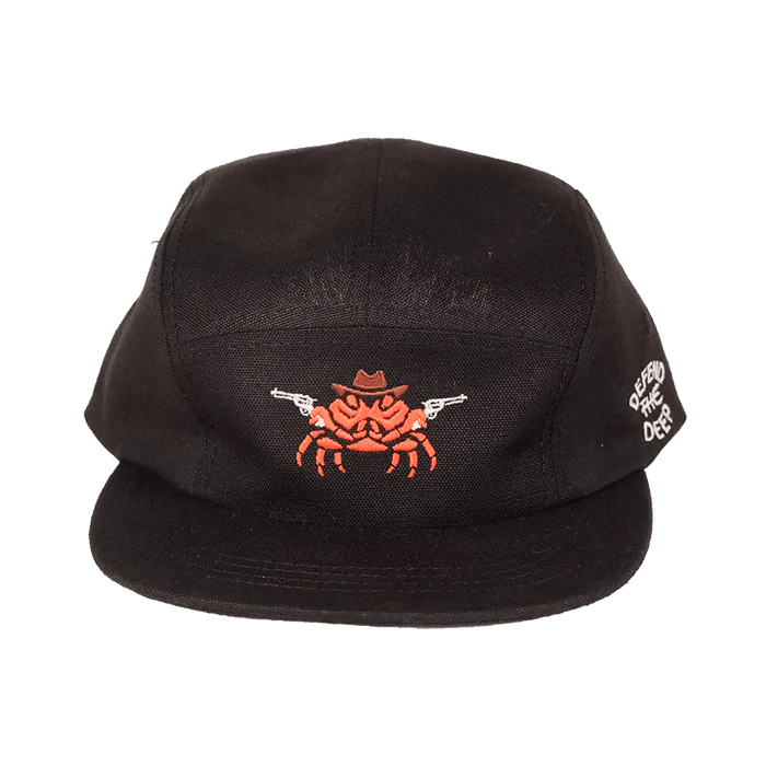 Defend the Deep Crabby Hemp Camp Cap | Black