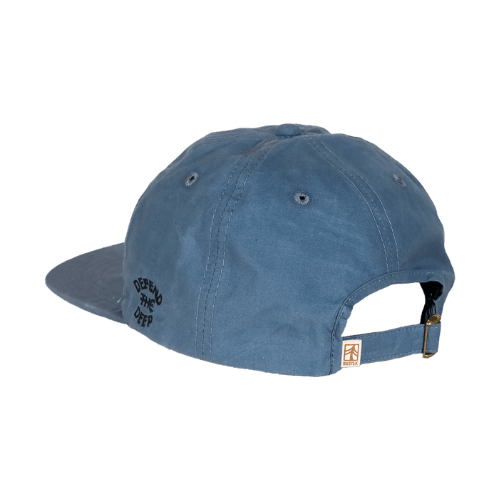 Defend the Deep Octopus DryTek Waxed Ripstop Strapback | Blue