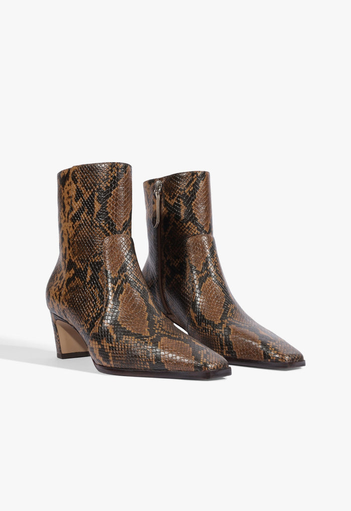 Delila Leather Bootie - Schutz Shoes