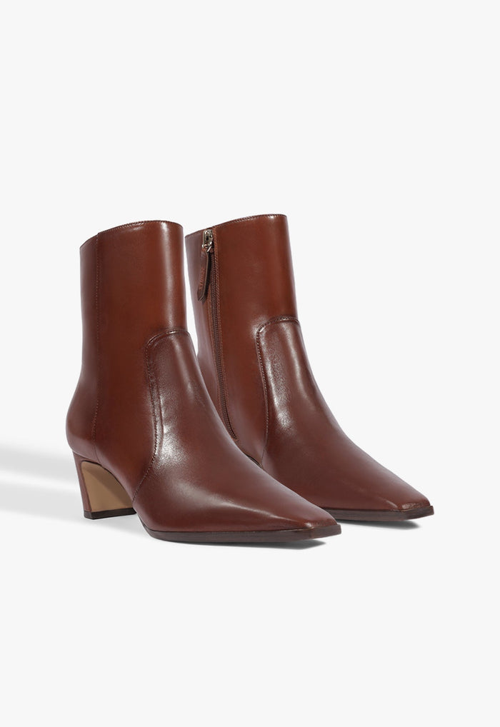 Delila Leather Bootie - Schutz Shoes