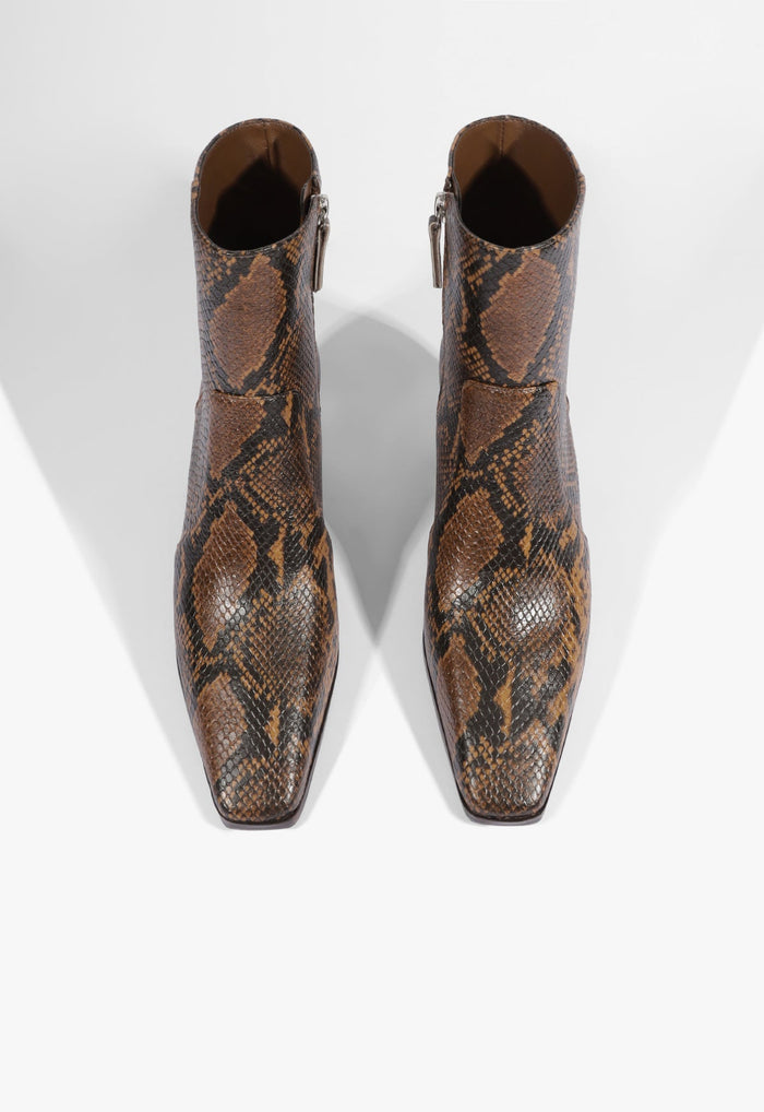 Delila Leather Bootie - Schutz Shoes