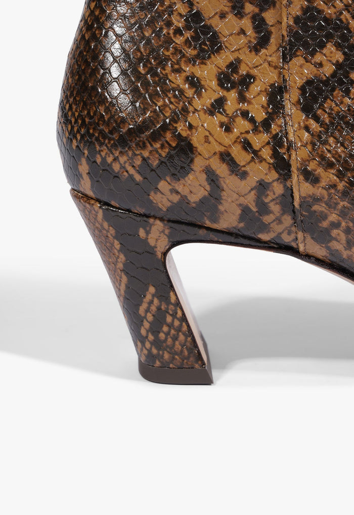 Delila Leather Bootie - Schutz Shoes