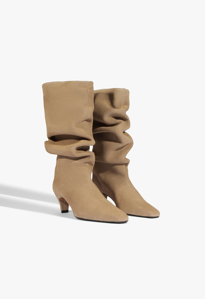 Dellia Slouch Suede Bootie - Schutz Shoes