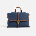 Denim messenger bag, women's casual canvas handbag, tote square bag