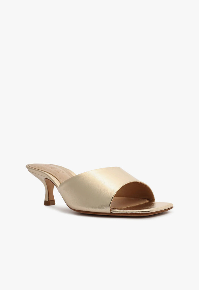 Dethalia Metallic Leather Sandal - Schutz Shoes