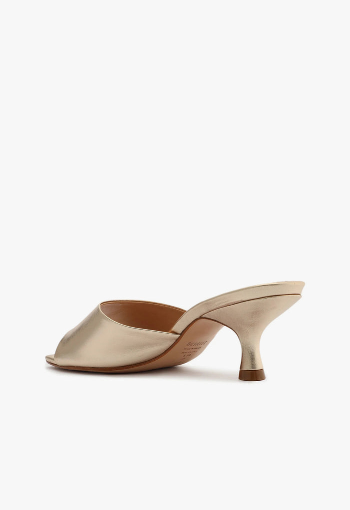 Dethalia Metallic Leather Sandal - Schutz Shoes