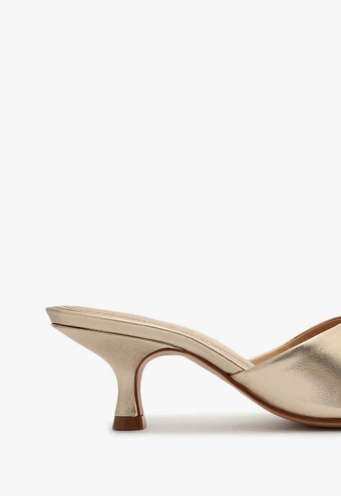 Dethalia Metallic Leather Sandal - Schutz Shoes
