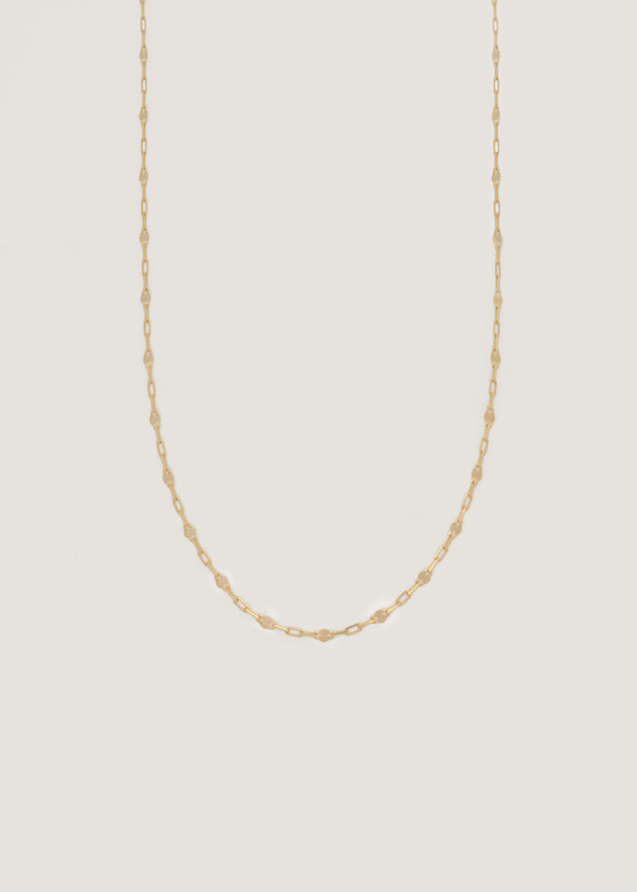 alt="Diamond Cut Rolo Chain Necklace"