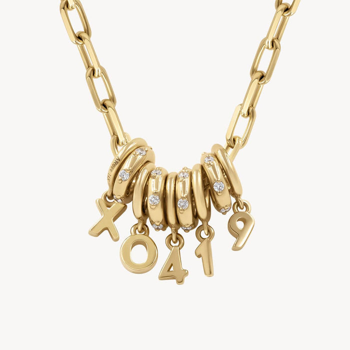 Diamond Spacer Charm