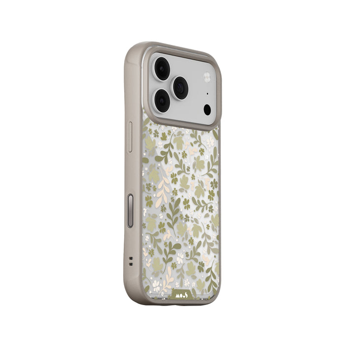 Ditsy Green Protective Phone Case - Flowers