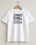 Dog's, books, and coffee T-shirt
