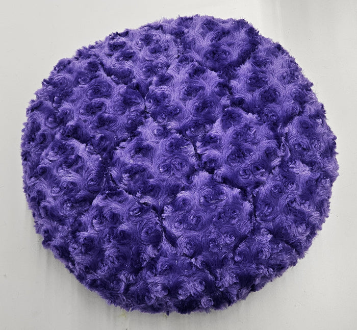 FMS Dog Beds Donut Bed Replacement Rounds in soft Minky fabric, round cushion ideal for cozy pet comfort