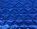 Royal blue satin donut bed replacement rounds for FMS Dog Beds, soft and plush for cozy pet comfort.