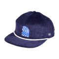 Double Overhead Corduroy Strapback | Blue
