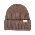 Double Rib 100% Merino Wool Beanie | Mocha