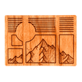 Dream Windows Wood Sticker - Rustek