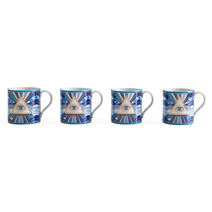 Druggist Mug Set - set of 4 front view