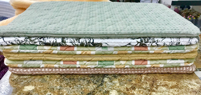 Fms Dog Beds economy dog bed with soft, cushioned fabric and raised edges for comfortable rest.
