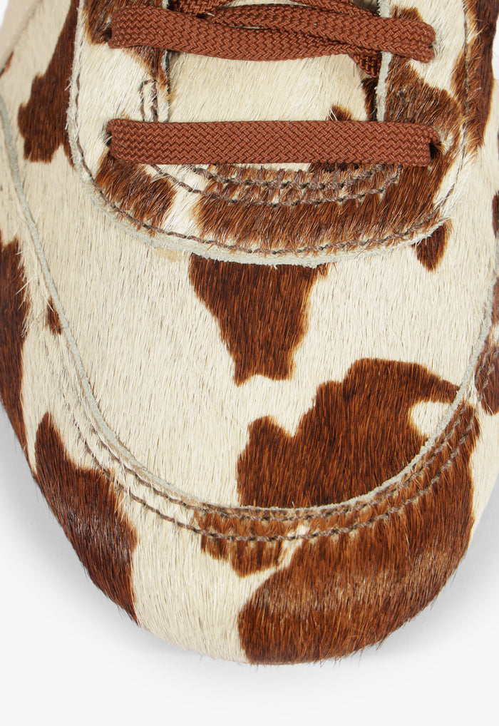 Eight Animal Print Leather Sneaker - Schutz Shoes