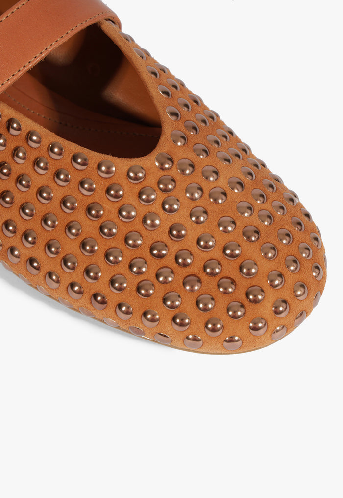 Eiza Shine Suede Flat - Schutz Shoes