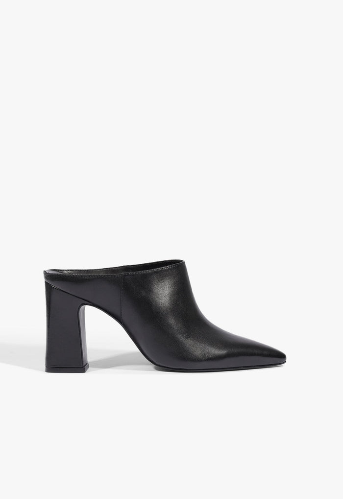 Eleanor Mule Leather Pump 5 Black Leather - Schutz Shoes