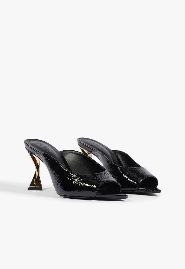 Elisha Mule Patent Leather Sandal - Schutz Shoes
