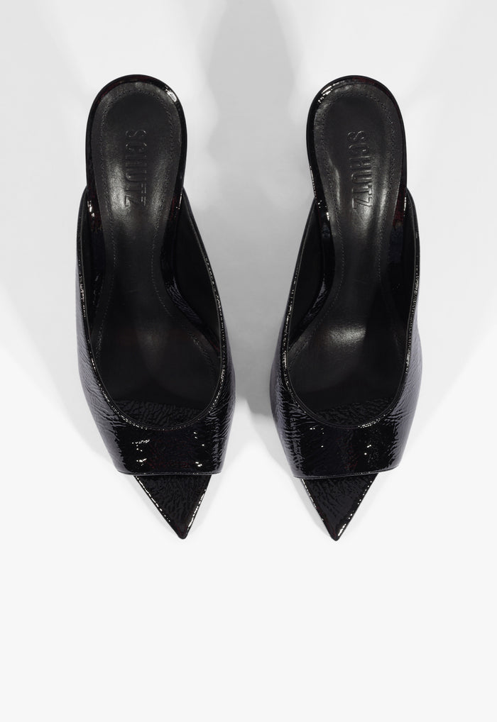 Elisha Mule Patent Leather Sandal - Schutz Shoes