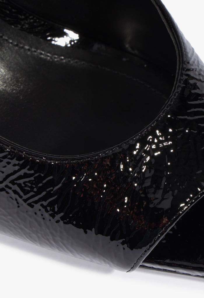 Elisha Mule Patent Leather Sandal - Schutz Shoes