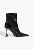 Elisha Patent Leather Bootie 5 Black Patent - Schutz Shoes