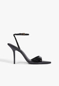 Elodie Buckle Patent Leather Sandal 5 Black Patent - Schutz Shoes