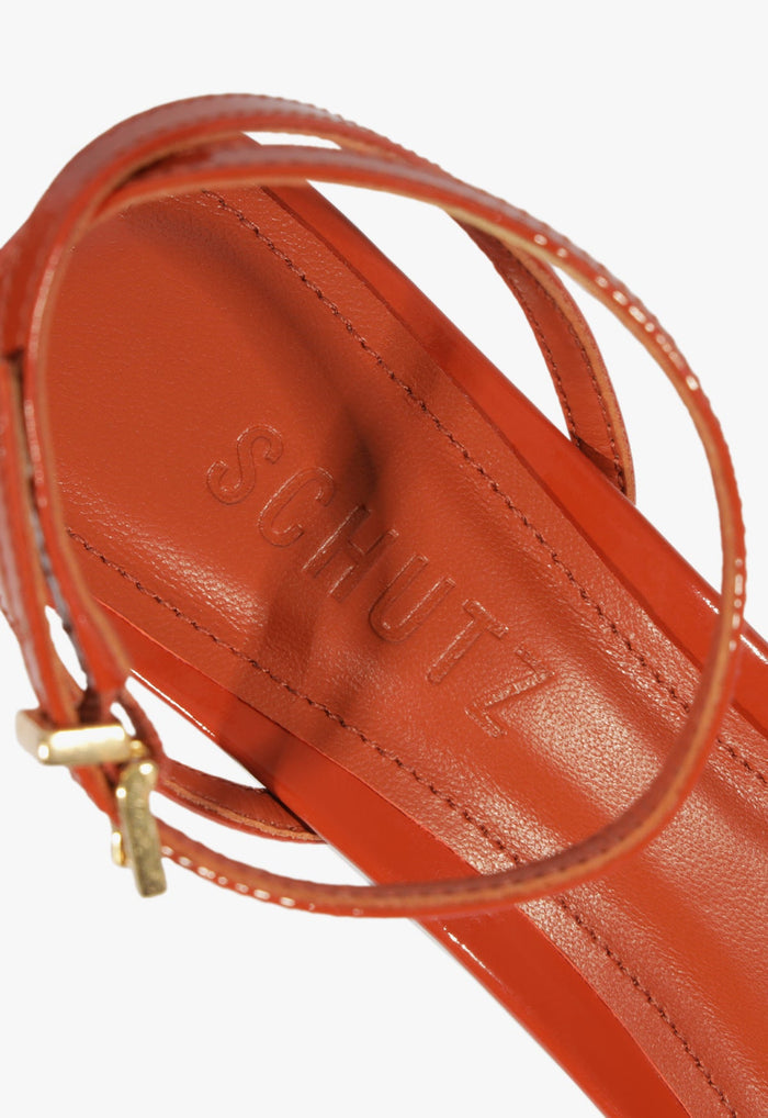 Elodie Buckle Patent Sandal - Schutz Shoes