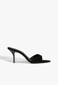 Elodie Suede Sandal 5 Black Suede - Schutz Shoes