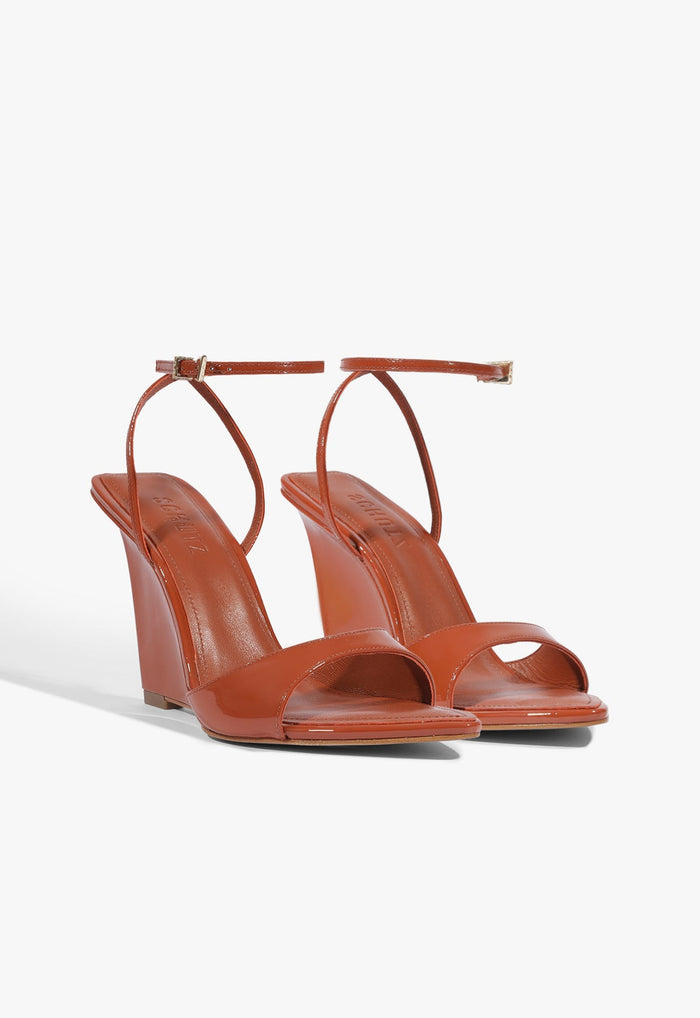 Elodie Wedge Patent Sandal - Schutz Shoes