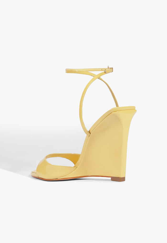 Elodie Wedge Patent Sandal - Schutz Shoes