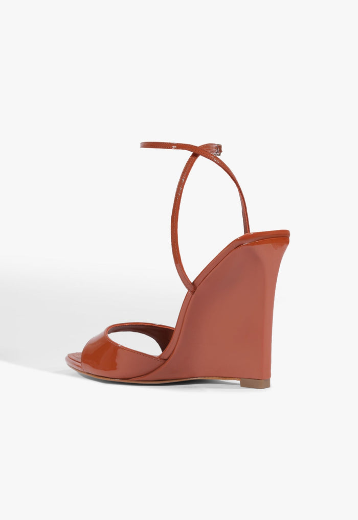 Elodie Wedge Patent Sandal - Schutz Shoes